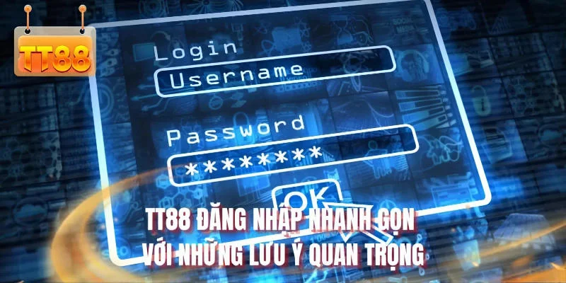 TT88 đăng nhập nhanh gọn với những lưu ý quan trọng